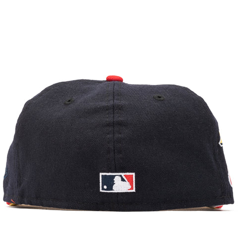 New Era x Politics Atlanta Braves 59FIFTY Fitted Hat - Navy/Red