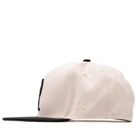 Politics x New Era 59FIFTY Fitted Hat - Cement/Black
