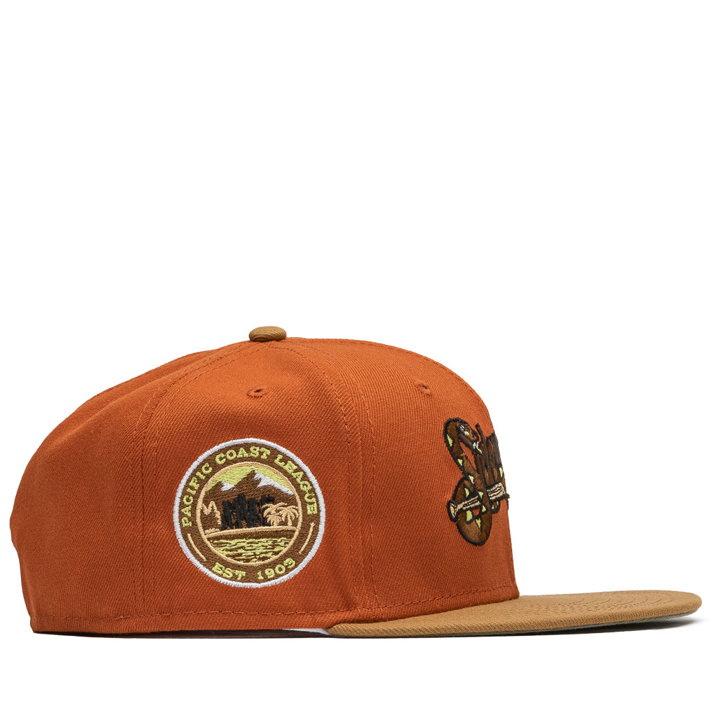 New Era x Politics Tucson Sidewinders 59FIFTY Fitted Hat - Sand/Rust