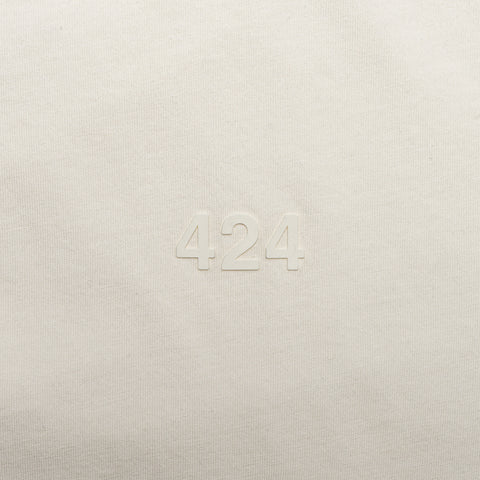 424 Tonal Logo Tee - White
