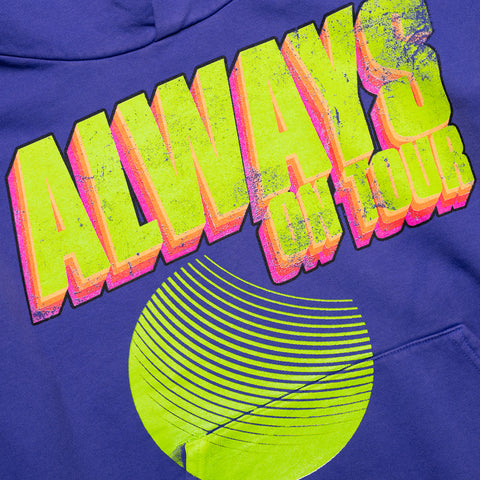 Always On Tour Lo-Fi Anniversary Hoodie - Medium Lilac