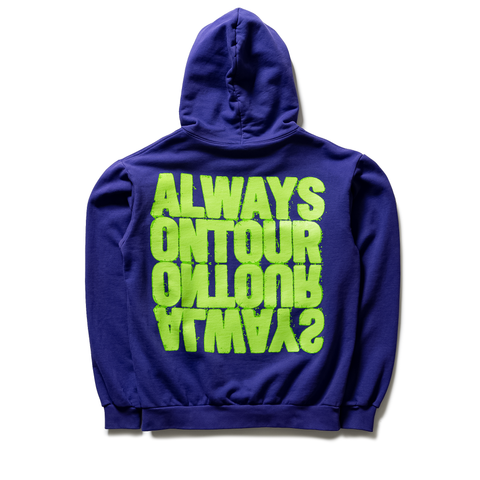 Always On Tour Big Mouth Hoodie  - Lilac
