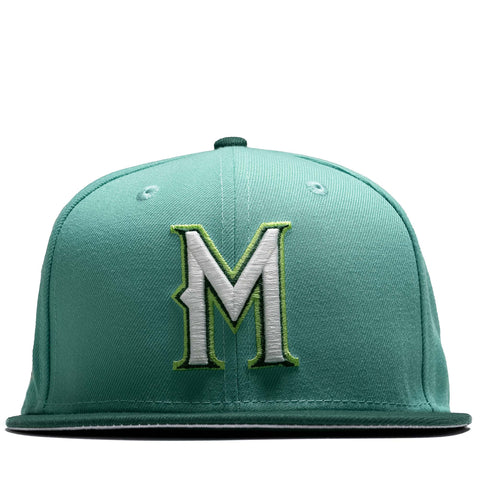 New Era x Politics Milwaukee Brewers 59FIFTY Fitted Hat - Mint/Green