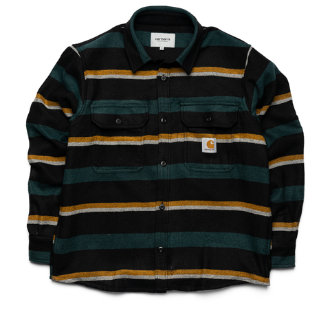 Carhartt WIP Bowman Stripe Shirt - Juniper