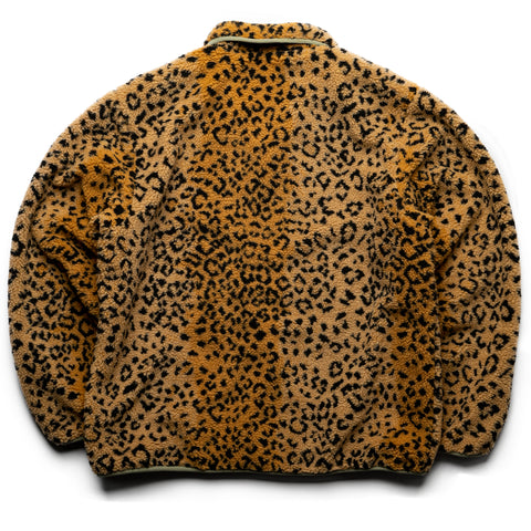 Cold World Wild Thing Sherpa Jacket - Leopard/Olive