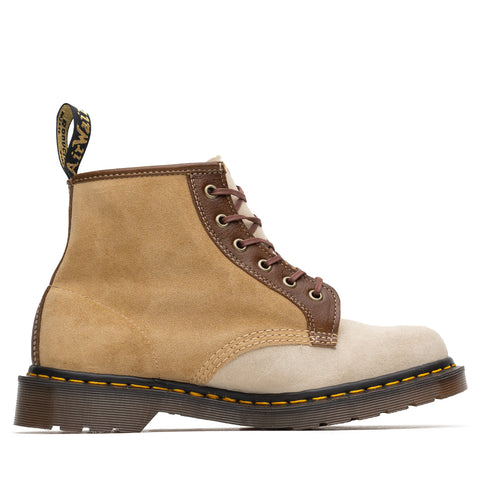 Dr. Martens 101 Suede Ankle Boot - Repello Calf Sand/Chalk