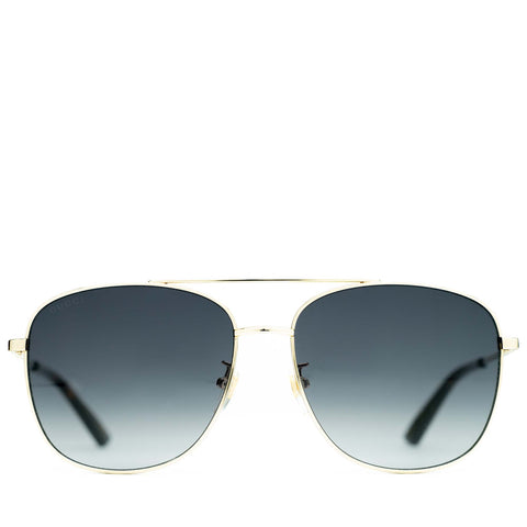 Gucci Pilot Sunglasses - Gold/Grey
