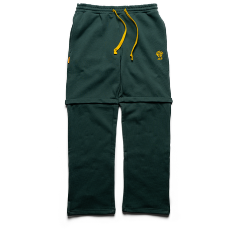 JSP x Round Two Convertible Sweatpants - Forest Green