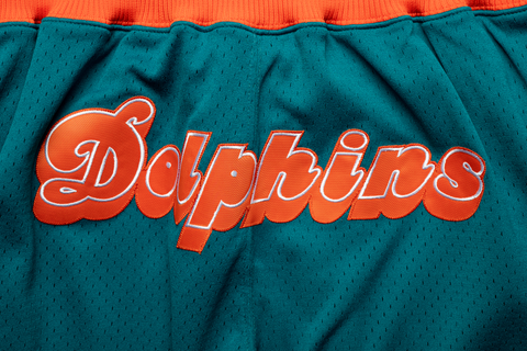 Men Team Shorts Just Don Dolphins Size: 3XL 