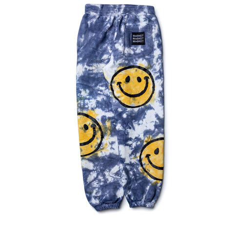 Market Smiley Sun Dye Sweatpants - Blue Tie-Dye