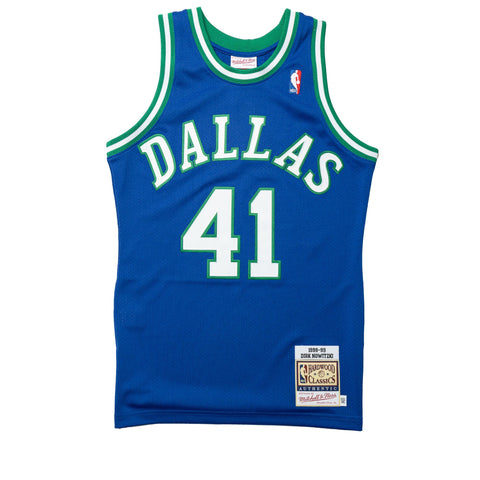 Mitchell & Ness Dallas Mavericks Authentic Dirk Nowitzki Road 1998-99 Jersey - Blue