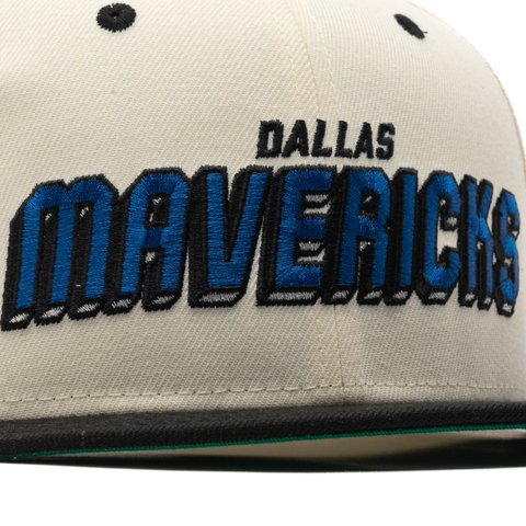 New Era x AWAKE Dallas Mavericks 9FIFTY Snapback Hat - Cream/Black