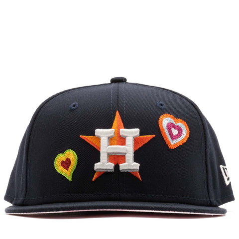 New Era Houston Astros Chainstitch 59FIFTY Hat - Navy