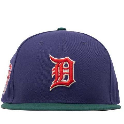 New Era x Politics Detroit Tigers 59FIFTY Fitted Hat - Navy/Red