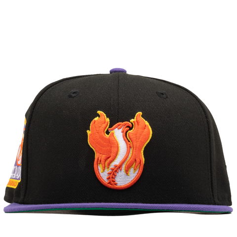 New Era x Politics Phoenix Firebirds 59FIFTY Fitted Hat - Black/Purple