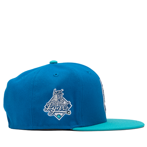 New Era x Politics Ottawa Lynx 59FIFTY Fitted Hat - Blue/Ice Blue, Size 7 1/8 by Sneaker Politics