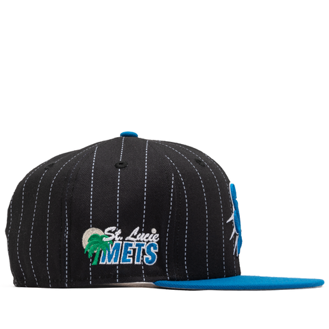 New Era x Politics St. Lucie Mets 59FIFTY Fitted Hat - Black/Blue
