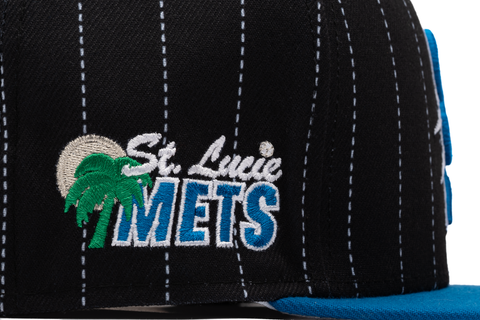 New Era x Politics St. Lucie Mets 59FIFTY Fitted Hat - Black/Blue