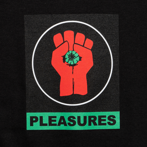 Pleasures Badge Tee - Black