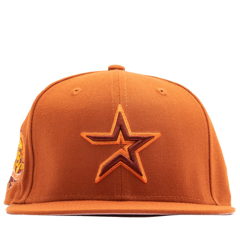 New Era x Politics Houston Astros 59FIFTY Fitted Hat - Rust/Red