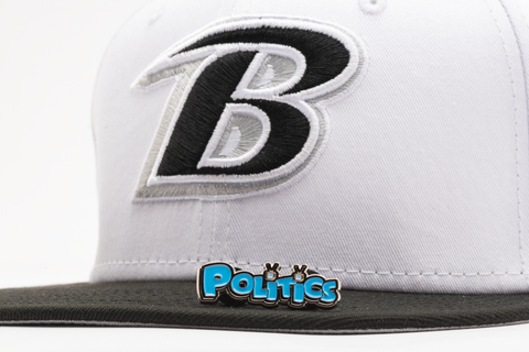 New Era x Politics Baltimore Ravens 59FIFTY Fitted Hat - White/Black
