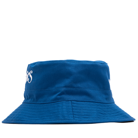 Politics x Mitchell & Ness Dallas Mavericks Reversible Bucket Hat - Blue/Grey
