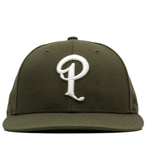 Politics x New Era Low Pro 59FIFTY Fitted Hat - Olive/Chrome