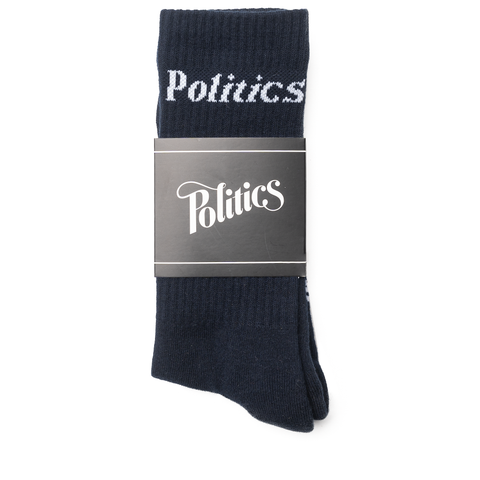 Politics As Usual Socks - Navy