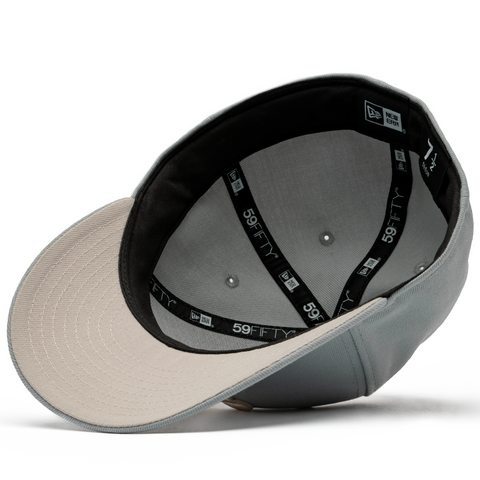 Politics x New Era Low Pro 59FIFTY Fitted Hat - Dolphin Grey/Stone