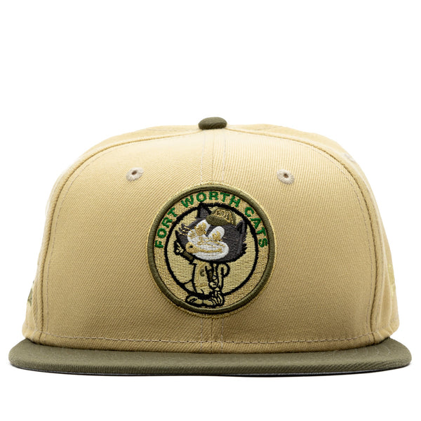 New Era x Politics Fort Worth Cats 59FIFTY Fitted Hat - Vegas Gold/Oli