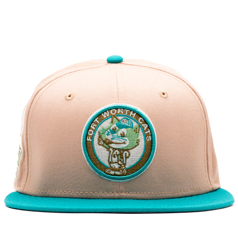 New Era x Politics Fort Worth Cats 59FIFTY Fitted Hat - Amethyst/Teal