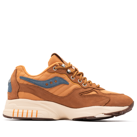 Saucony 3D Grid Hurricane 'Endless Knot' - Brown/Rust