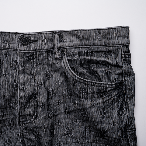 Purple Brand Men's Monogram Slim-Fit Jeans - White - Size 29